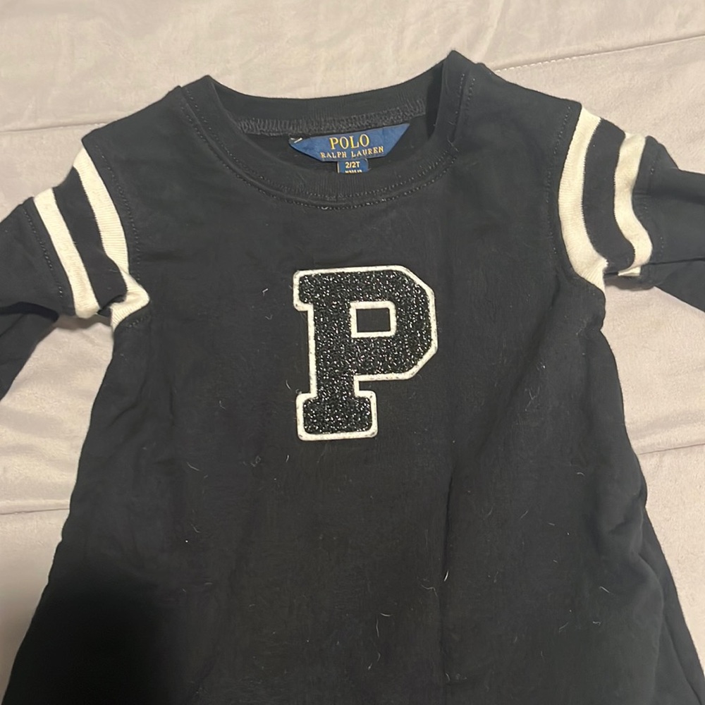 Polo Ralph Lauren black & white dress size 2T